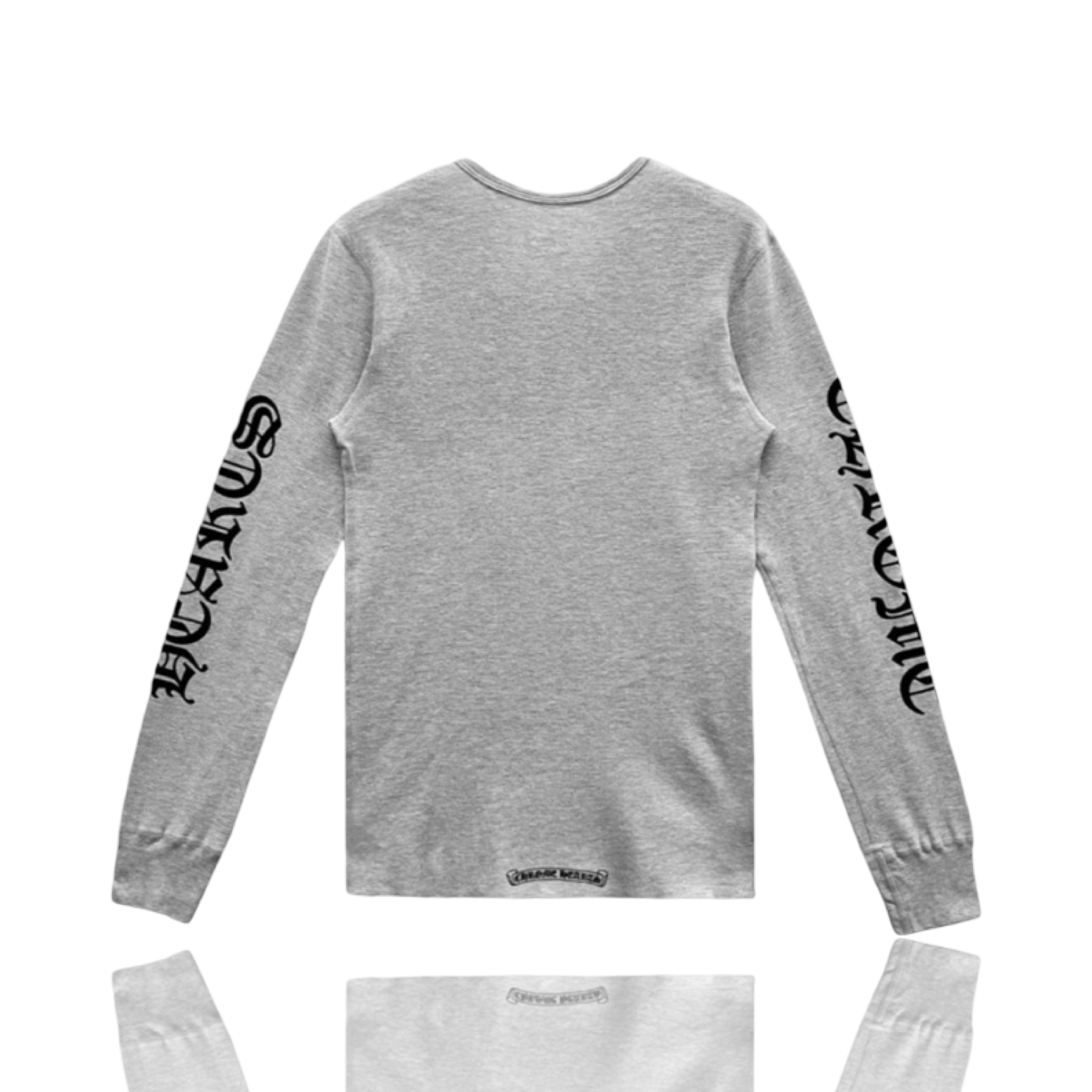 Chrome Hearts Scroll Logo Thermal Longsleeve Grey