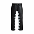 LOSTSHDWS Leather Black/Blue Pants
