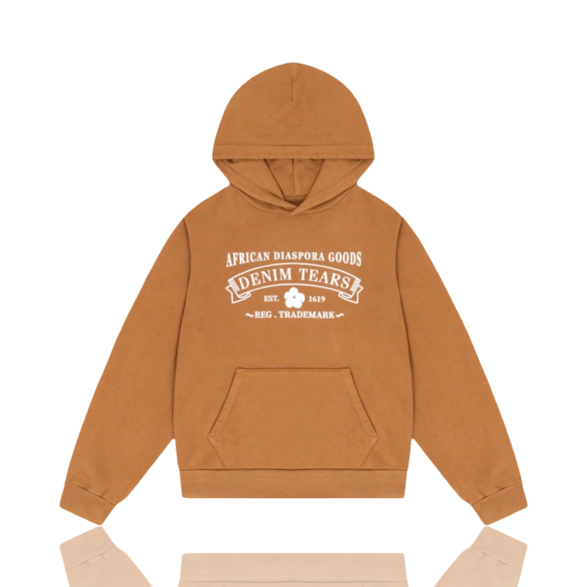 Denim Tears Washed Brown Hoodie