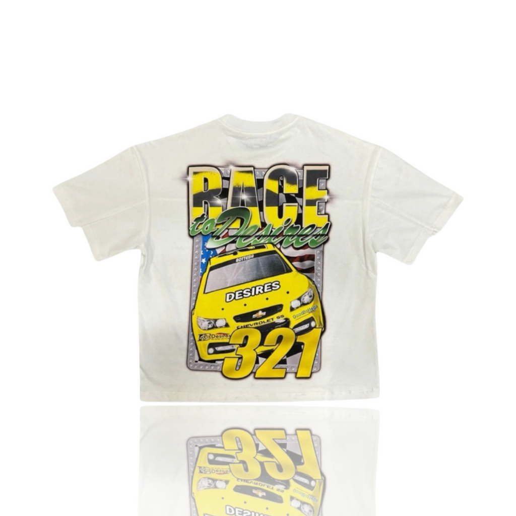 Bottega Desires Race Tee White