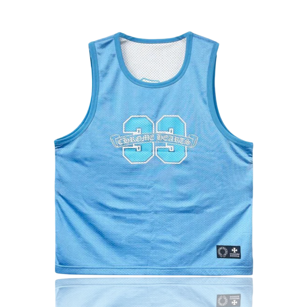 Chrome Hearts Stadium Mesh Reversible Tank Top Blue