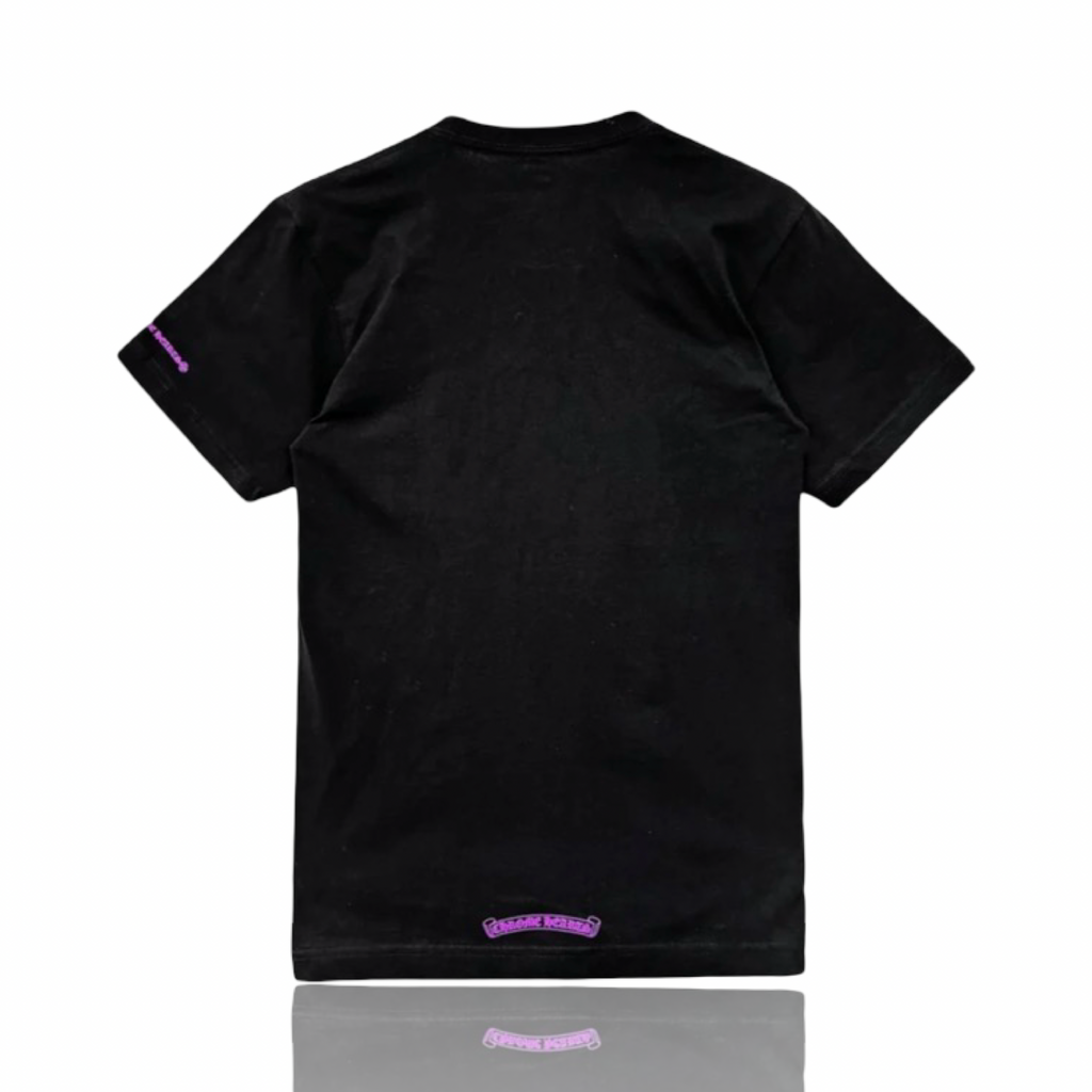 Chrome Hearts Neck Logo Tee Purple/Black