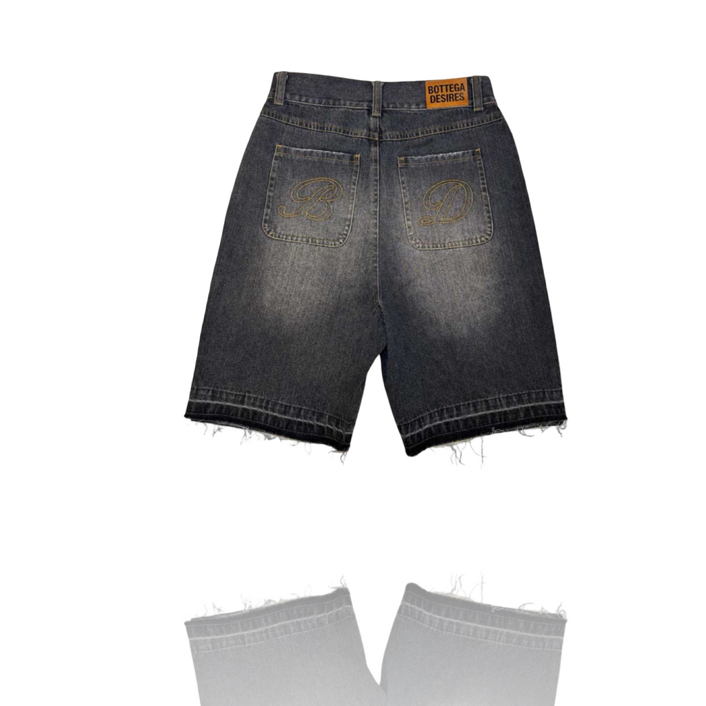 Bottega Desires Denim Shorts Black