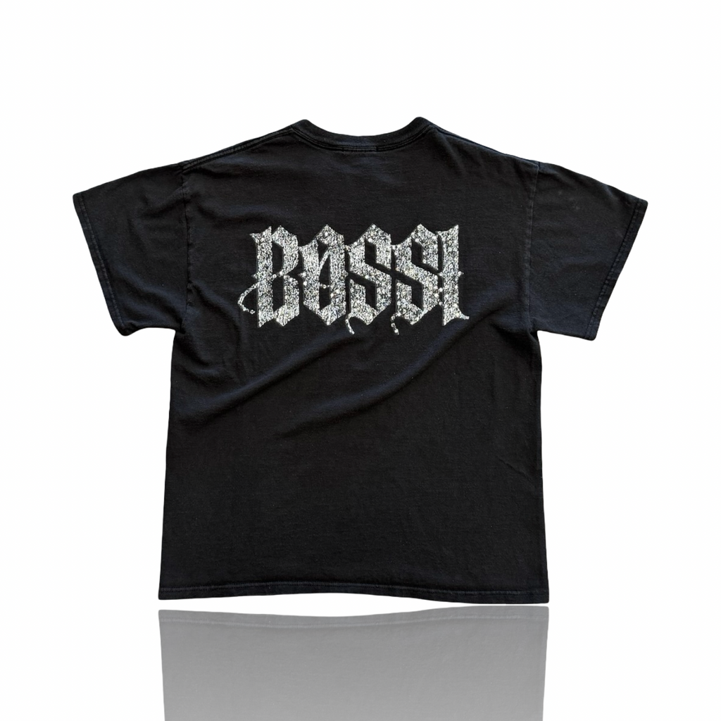 BOSSI Vintage Tribal Skull Vintage Tee Black