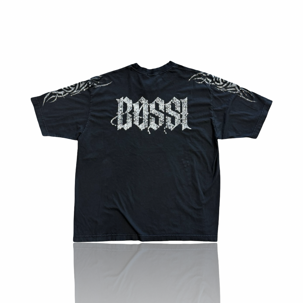 BOSSI Vintage Two Skull Tee Black