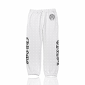 Chrome Hearts Pattern Cross Script Logo Sweats White