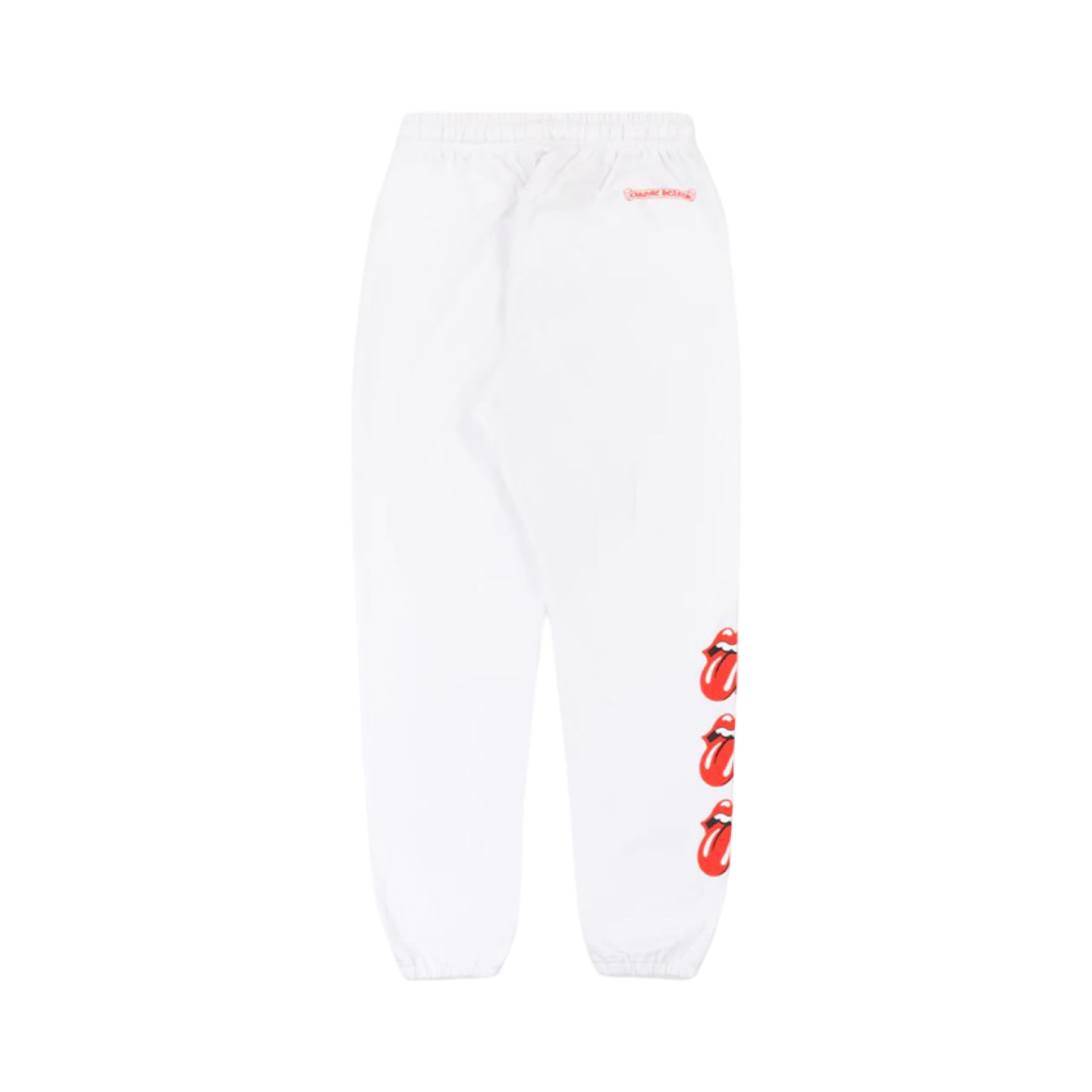 Chrome Hearts Rolling Stones Sweatpants White/Red