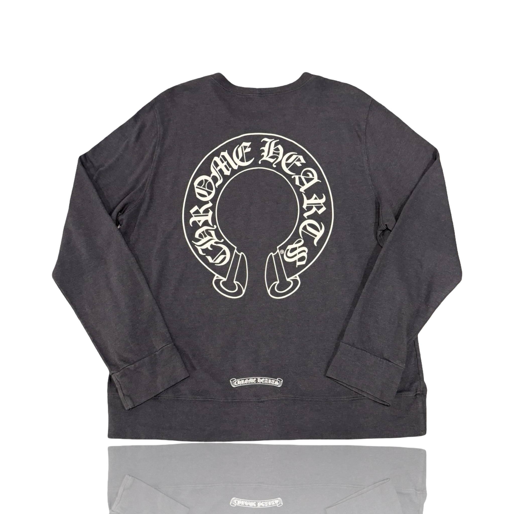 Chrome Hearts Matty Boy Chomper Patch Longsleeve Grey