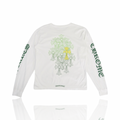 Chrome Hearts Longsleeve Green Cemetery Cross White