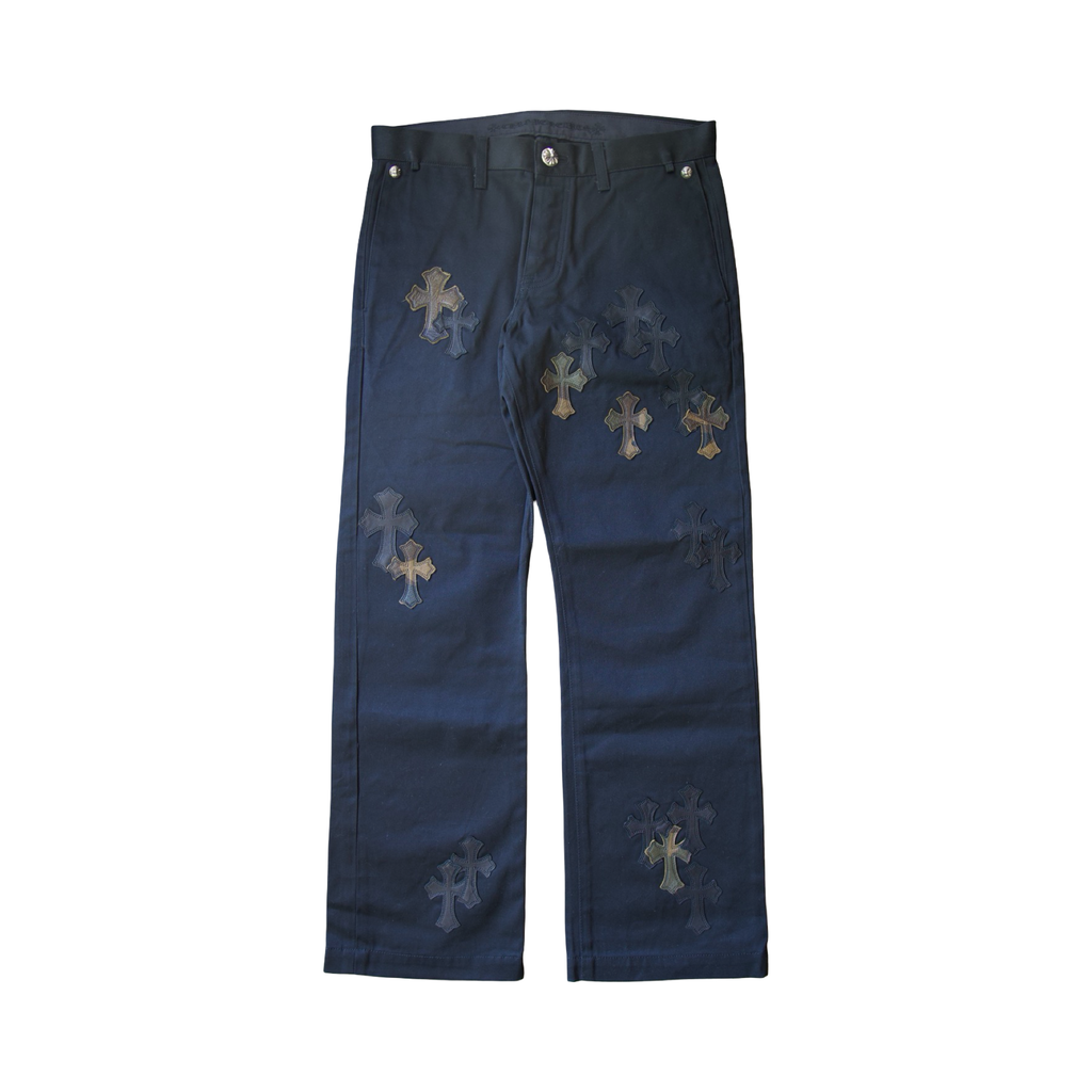 Chrome Hearts Black Camo Patch Chino Pants