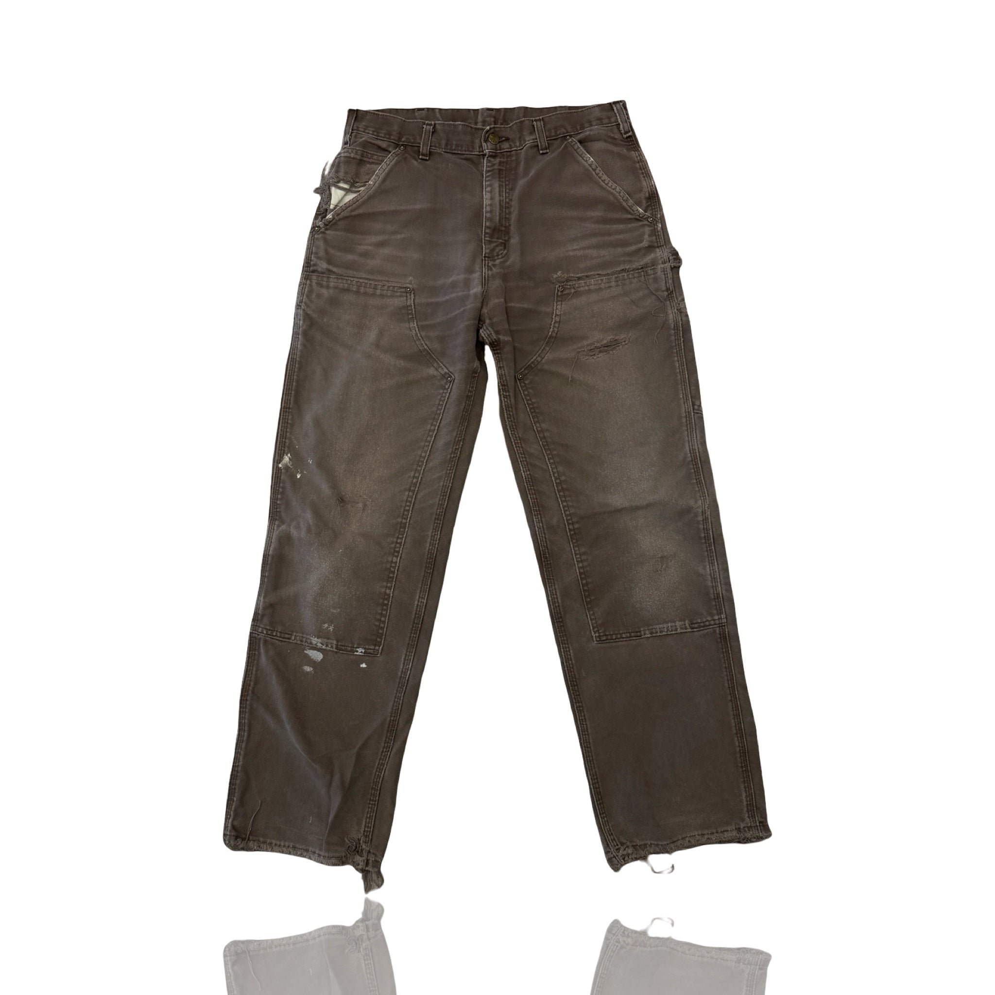Carhartt Dark Brown Double Knee Carpenter Pants #3