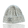 Chanel Wool CC Logo Beanie Grey/White