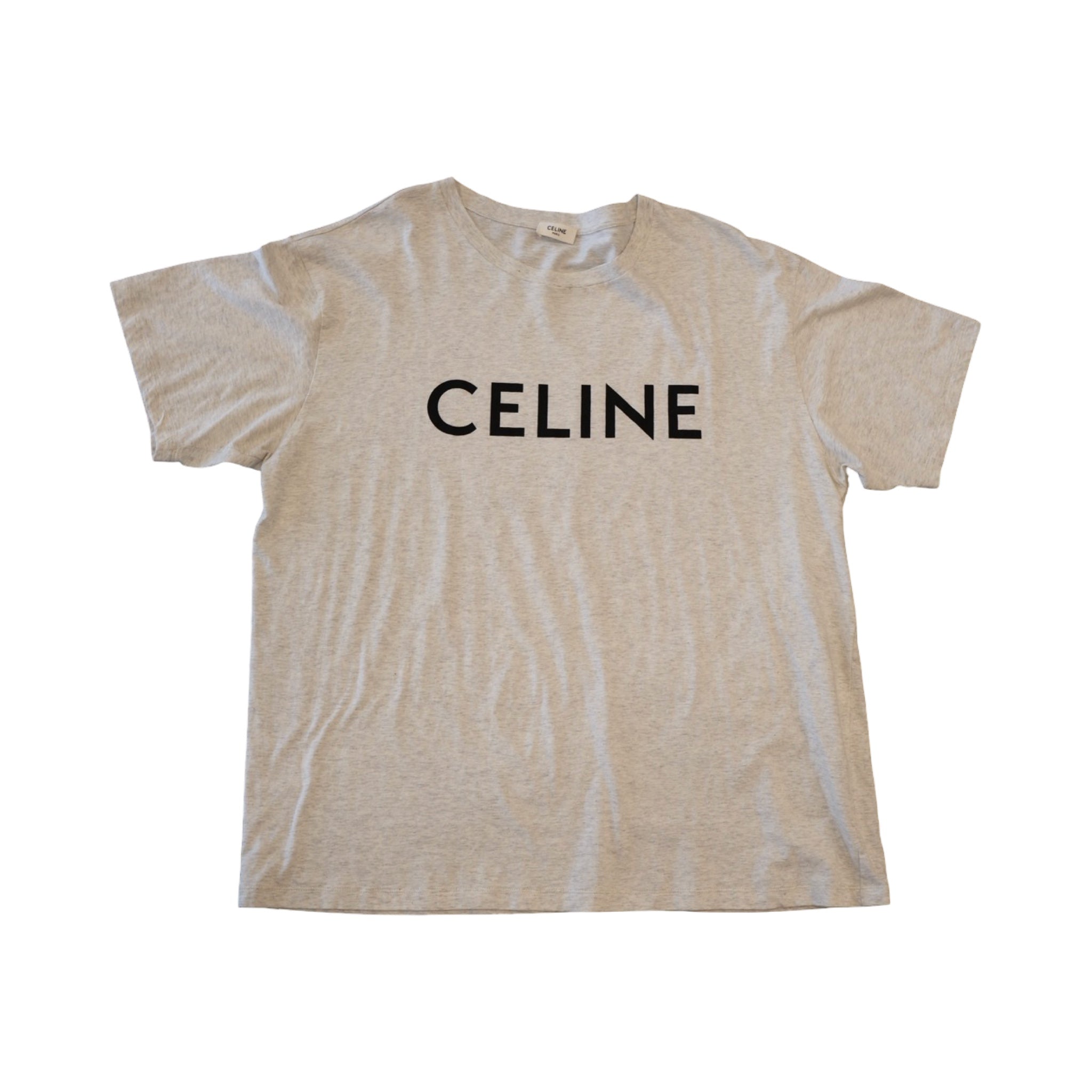 Celine Light Grey Loose Tee