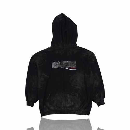 Balenciaga Tape Zip Up Black
