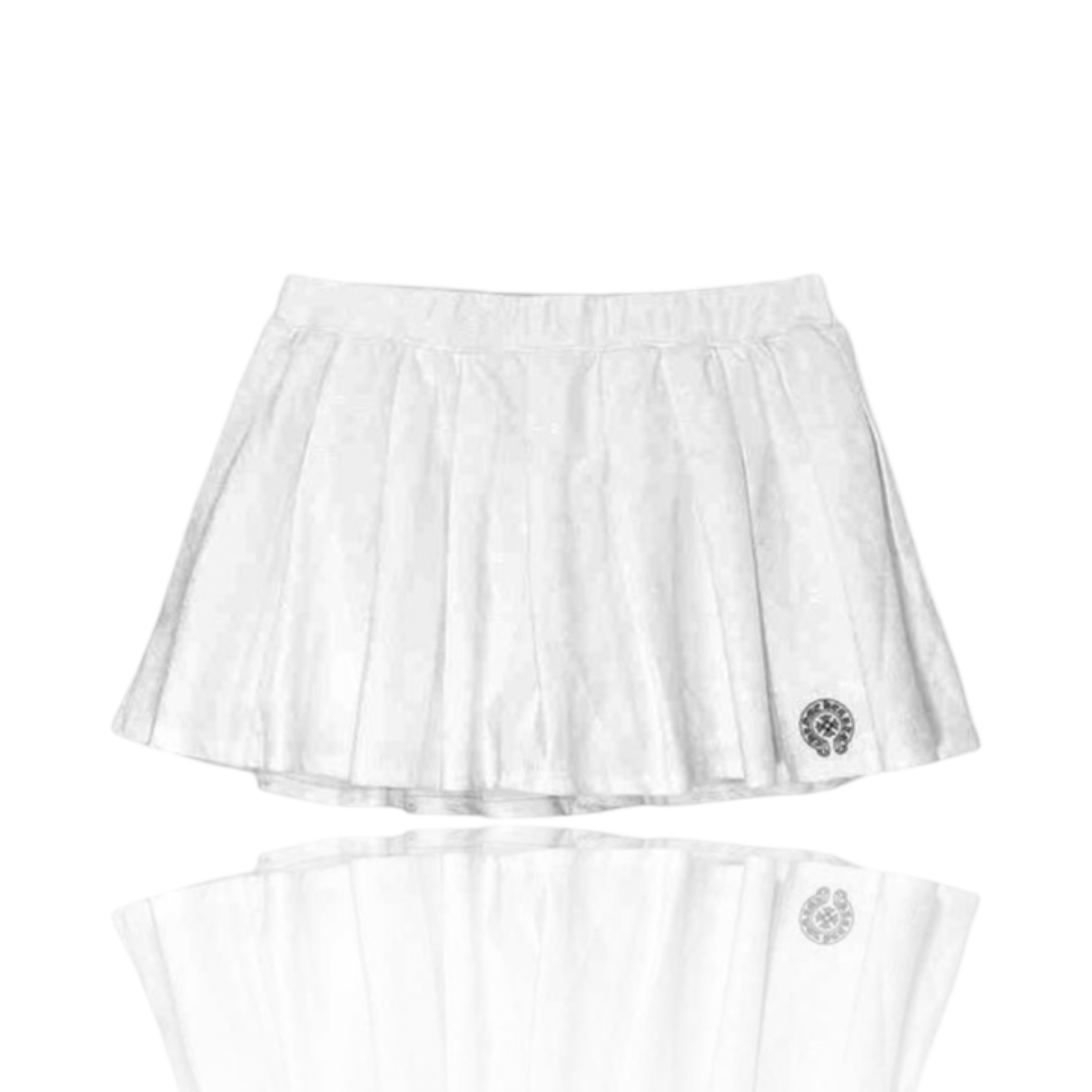Chrome Hearts Monogram Skirt White