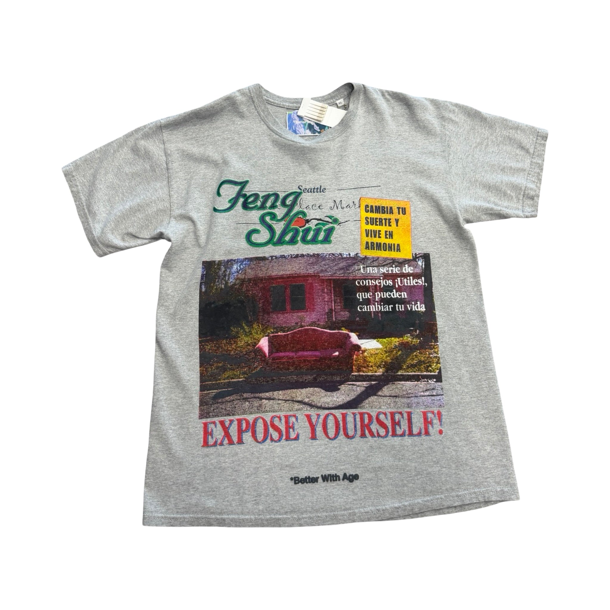 *Better With Age Expose Tee Grey