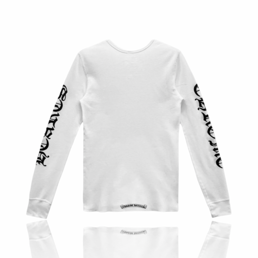 Chrome Hearts Scroll Logo Thermal White