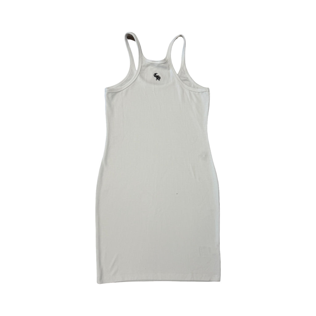 Chrome Hearts Embroidered Plus Cross Women's Tank Top White