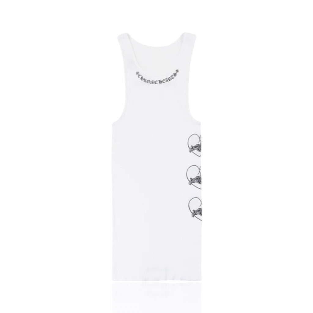 Chrome Hearts Love You Tank White