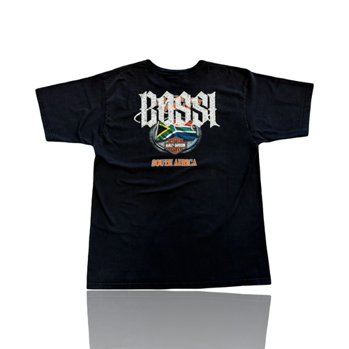BOSSI Vintage Harley Davidson South Africa Tee Black
