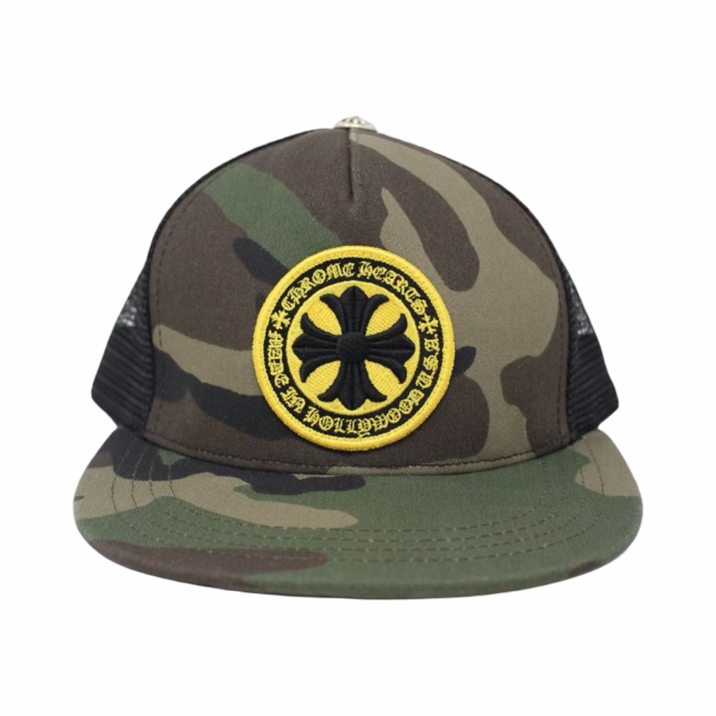 Chrome Hearts Plus Cross Seal Stamp Camo Trucker