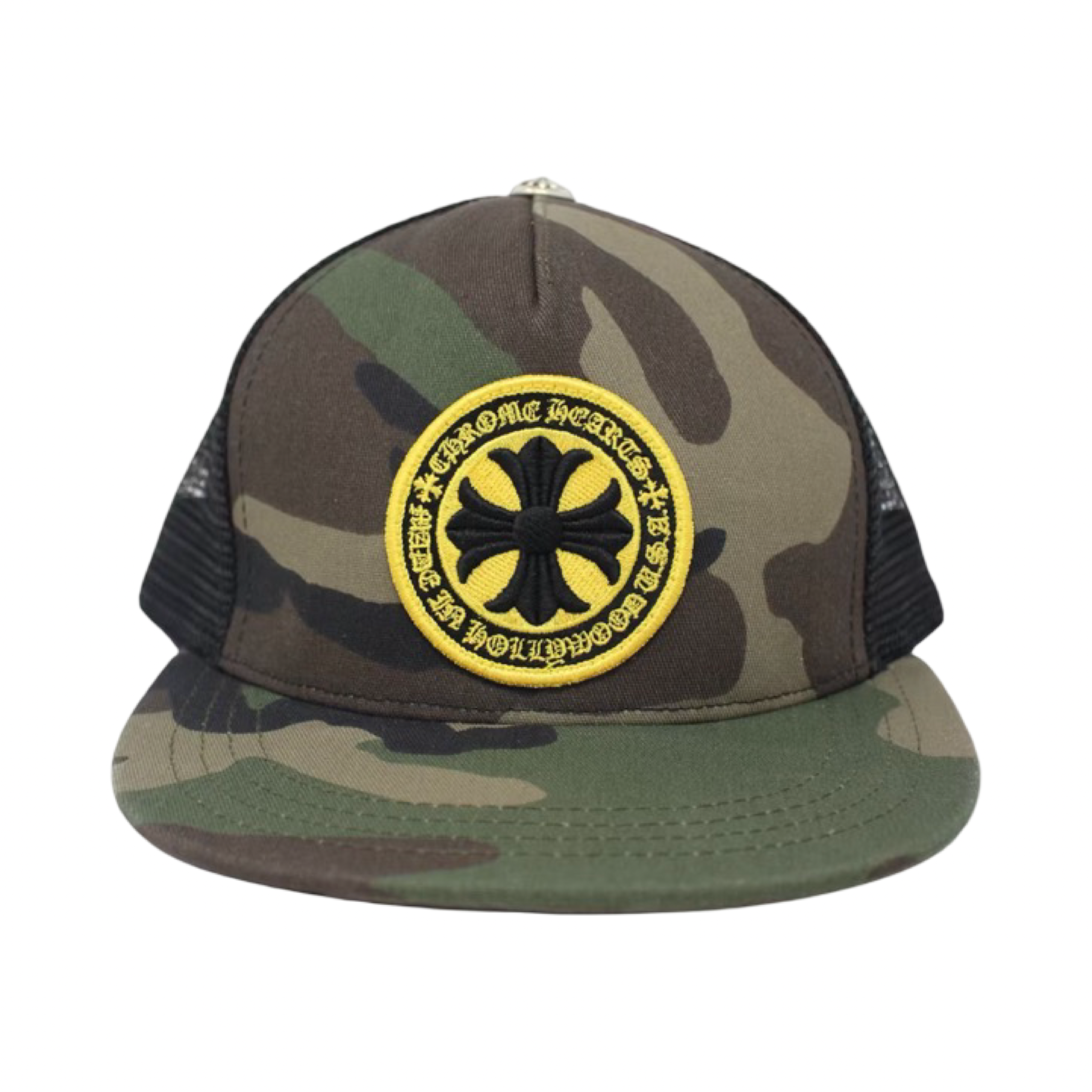 Chrome Hearts Plus Cross Seal Stamp Camo Trucker