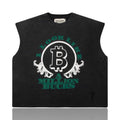Satoshi Nakamoto Million Bucks Tee Cut Off Black