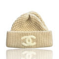 Chanel CC Cashmere Beanie Neutral