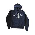 Celine 16 Loose Logo Hoodie Black