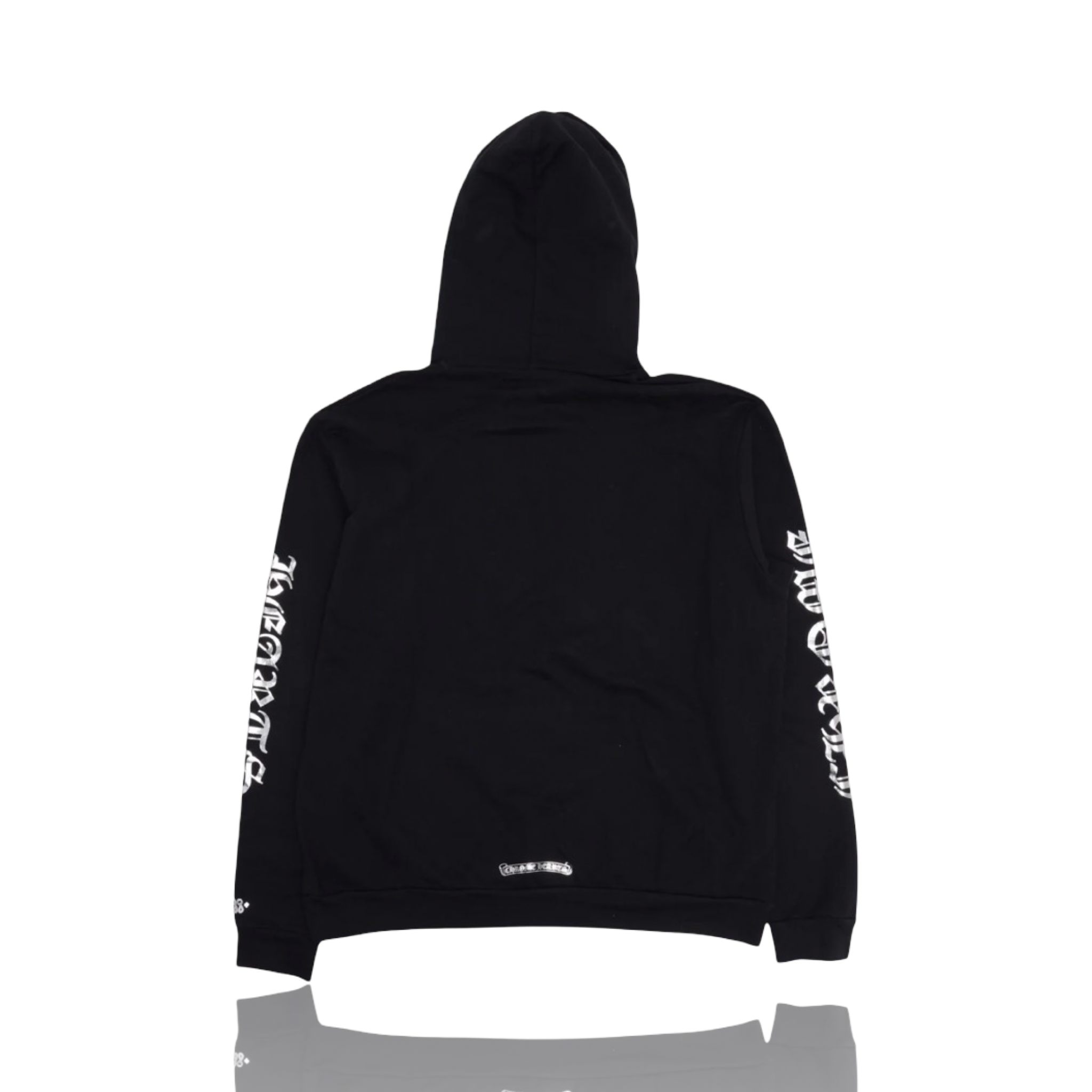 Chrome Hearts Silver Vertical Logo Online Exclusive Hoodie