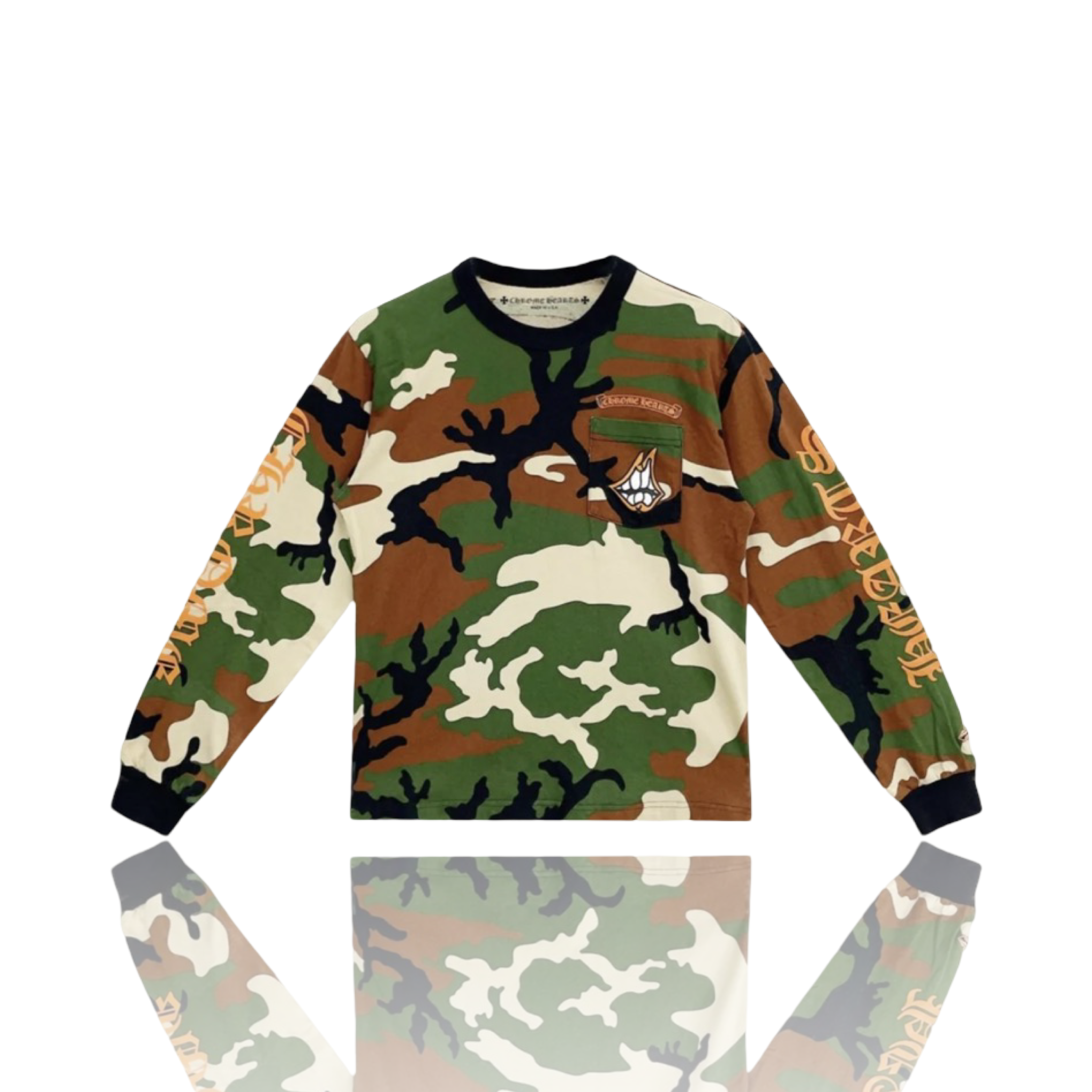 Chrome Hearts Matty Boy Caution Camo Longsleeve
