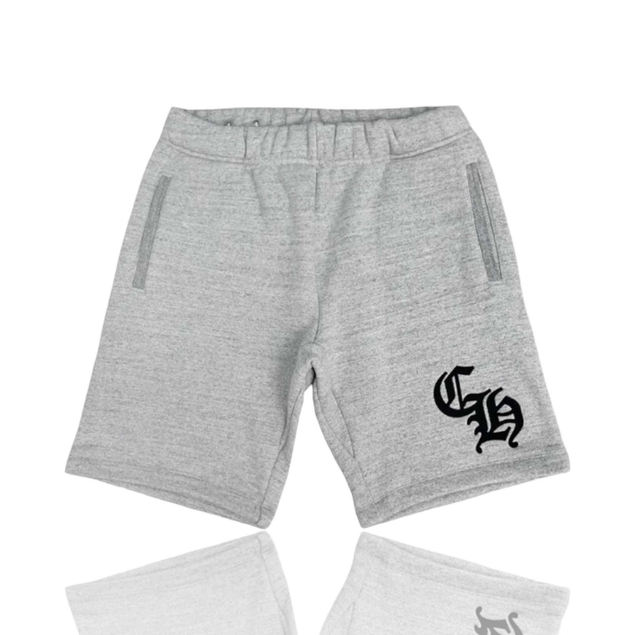 Chrome Hearts Nylon CH Patch Sweat Shorts Grey