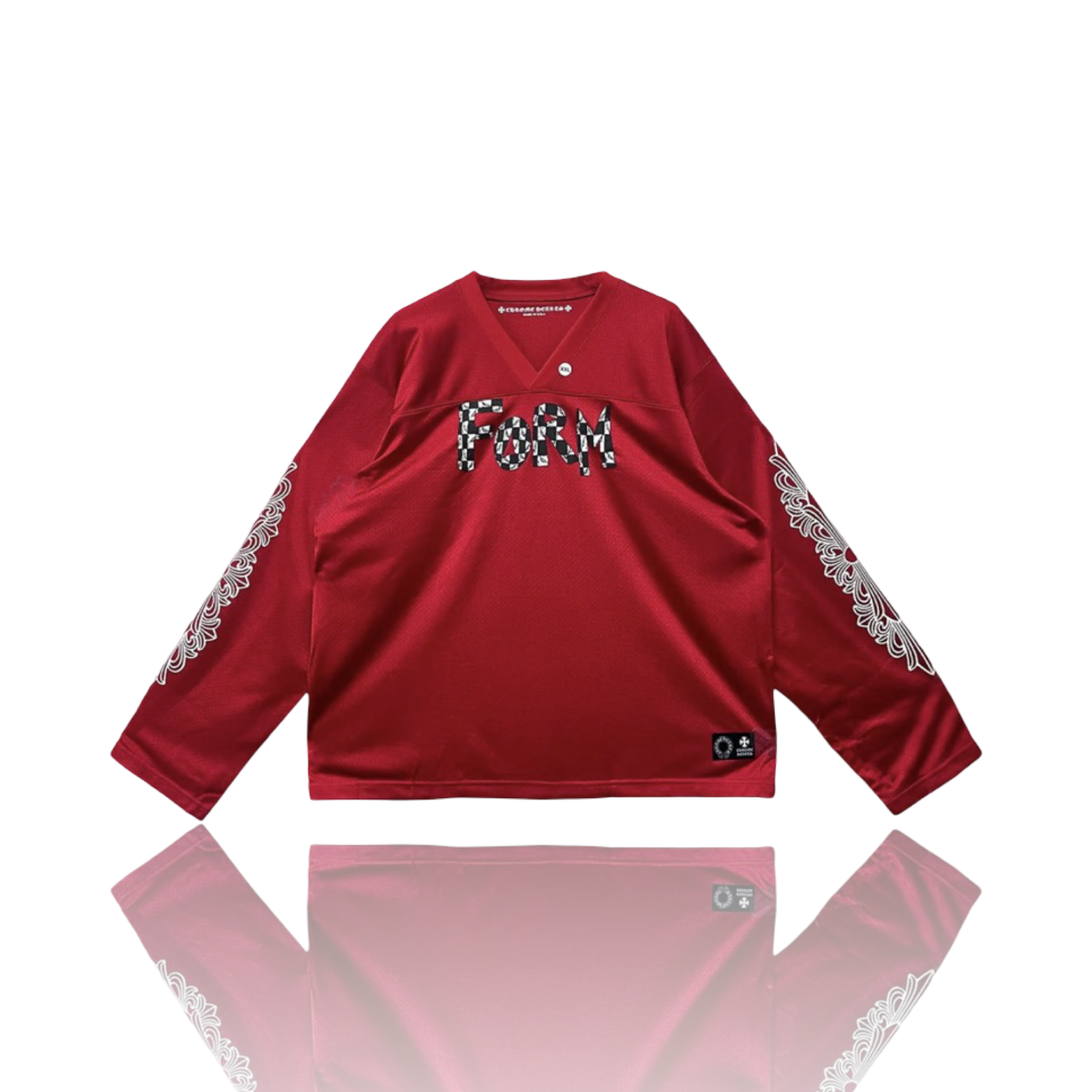 Chrome Hearts Stadium Mesh Jersey Longsleeve Red