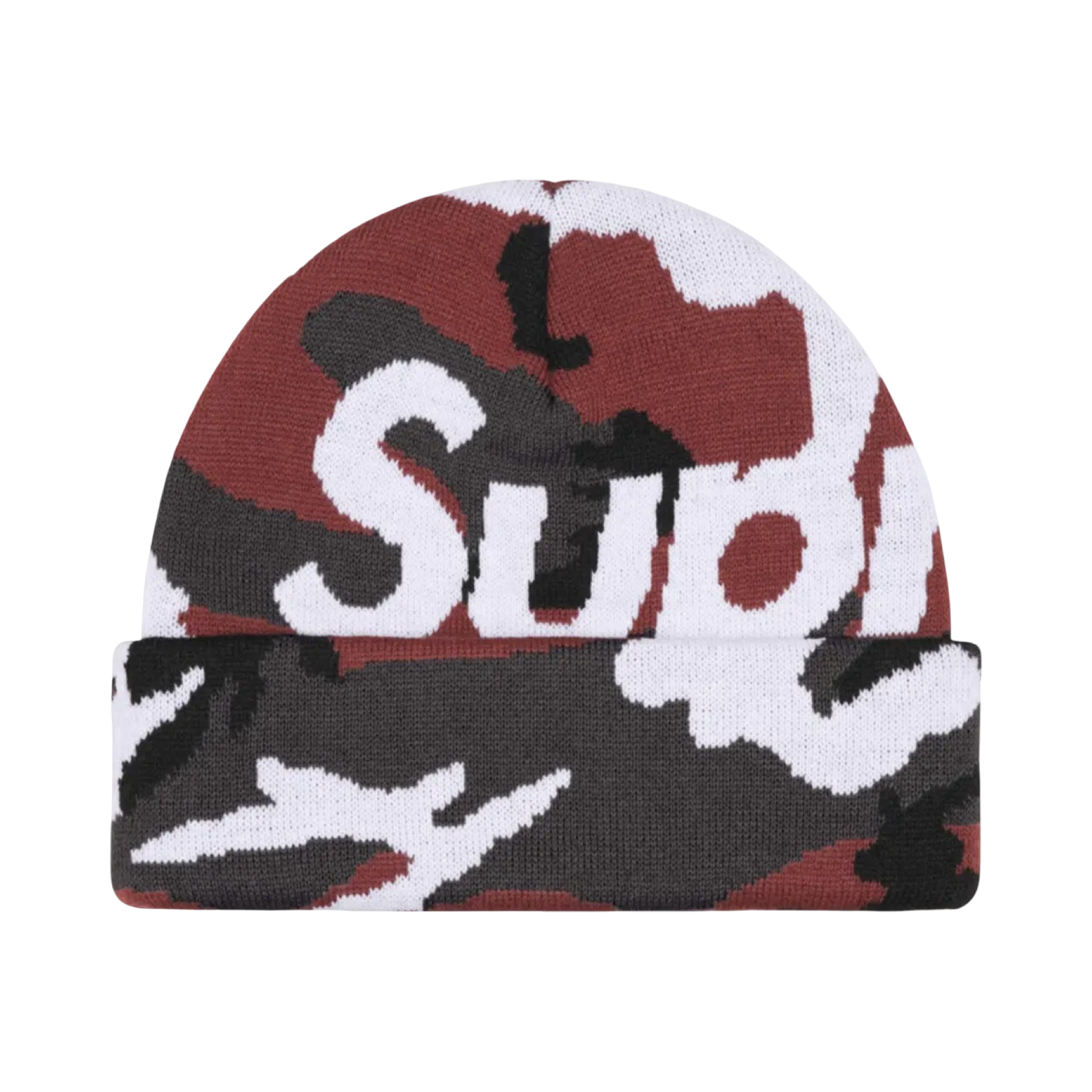 Supreme Camo Big Logo Beanie (FW25)