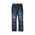 Who Decides War Black Scripture Jeans