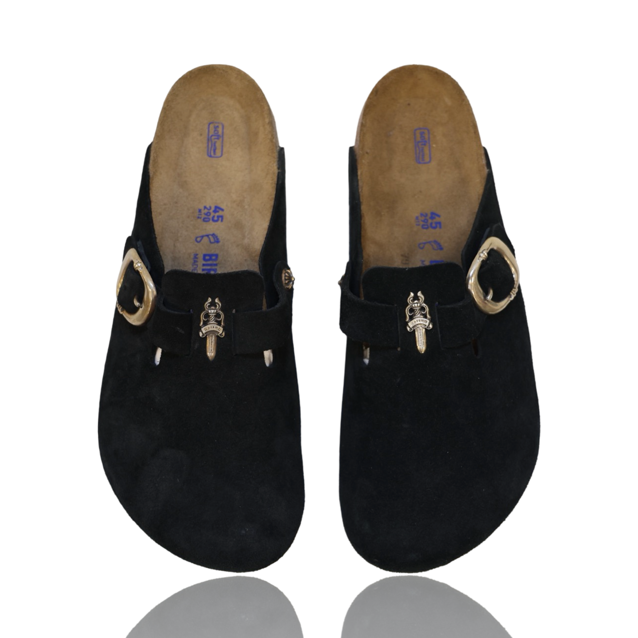 Chrome Hearts Birkenstock Black