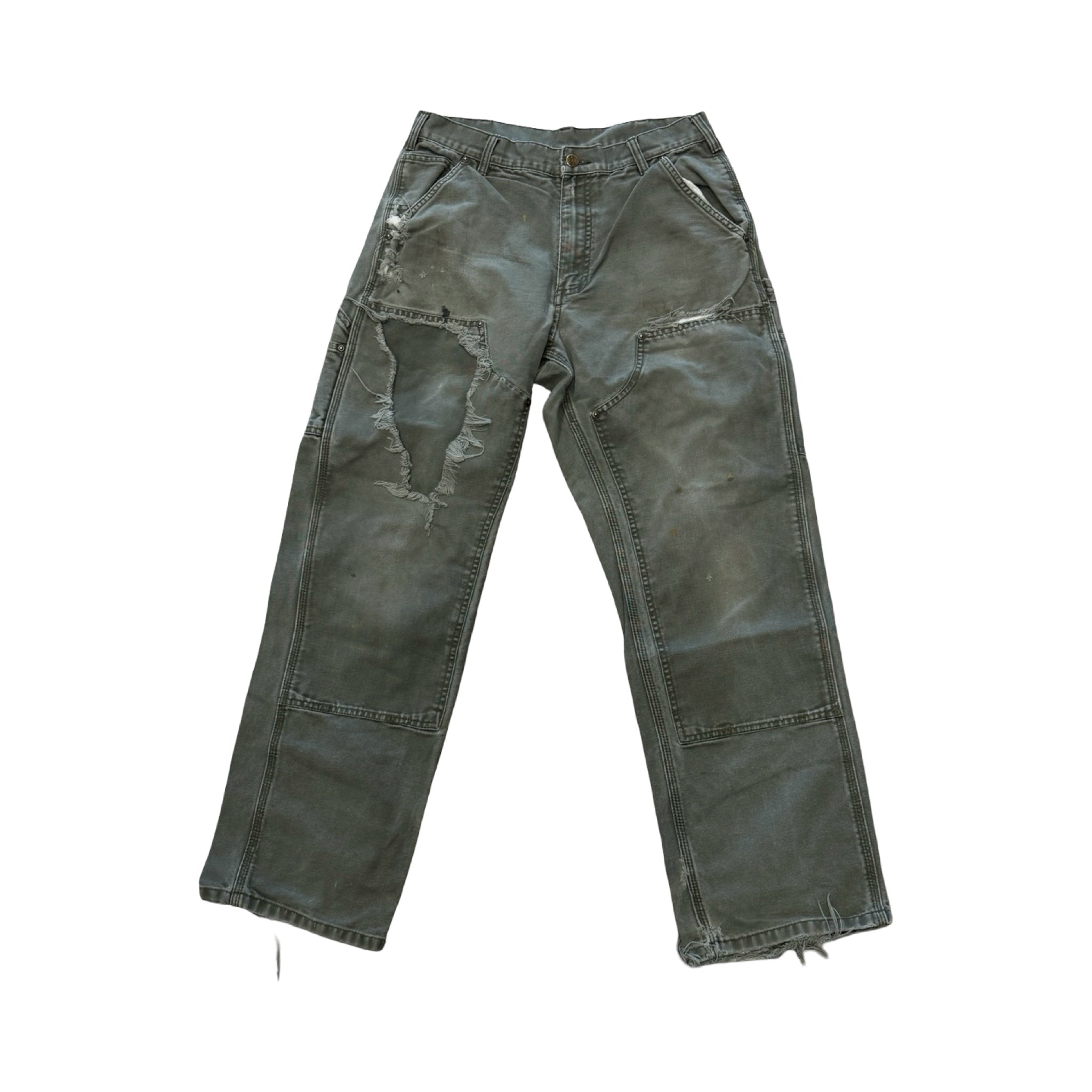 Carhartt Jeans Double Knee Olive Green #4