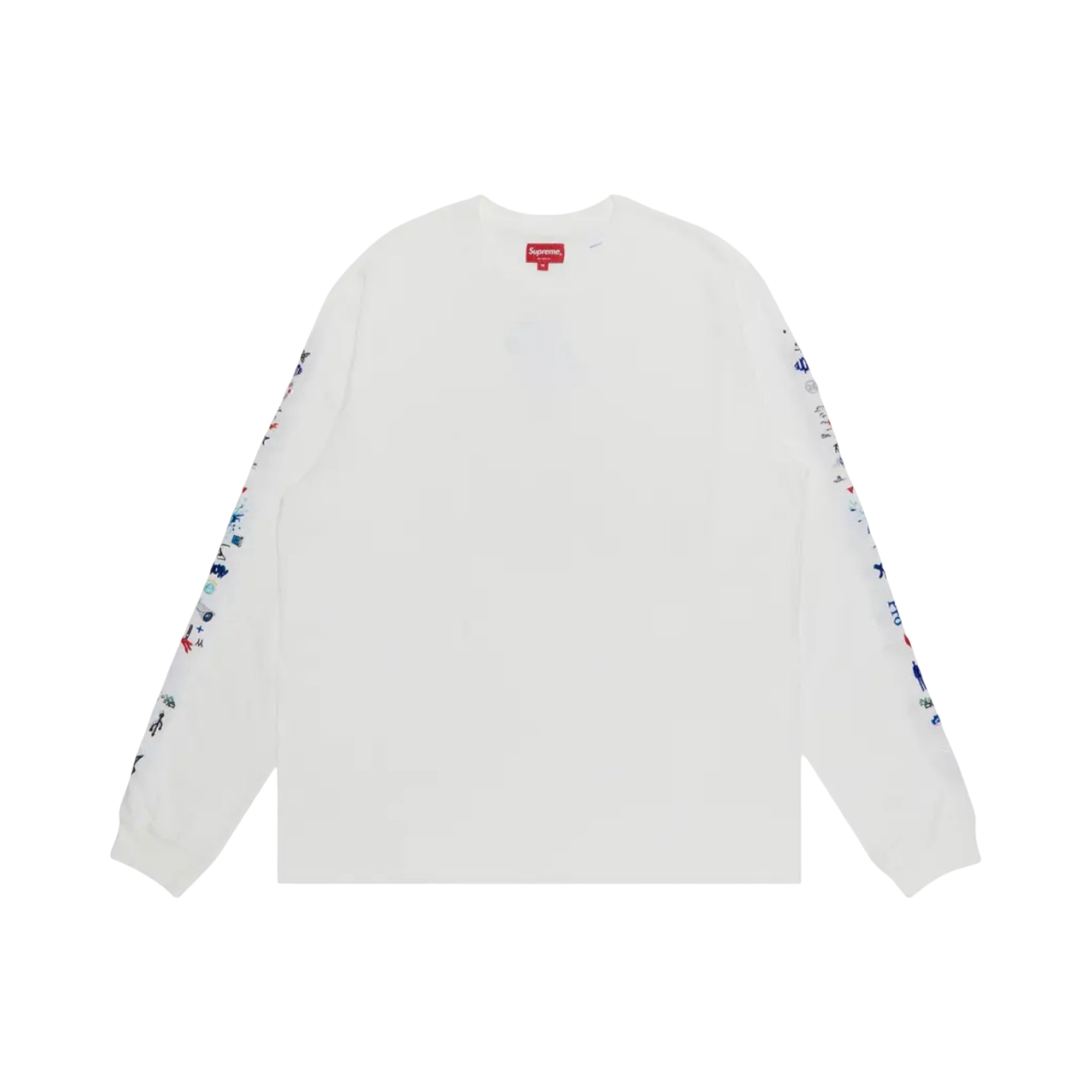 Supreme AOI Icons Longsleeve White