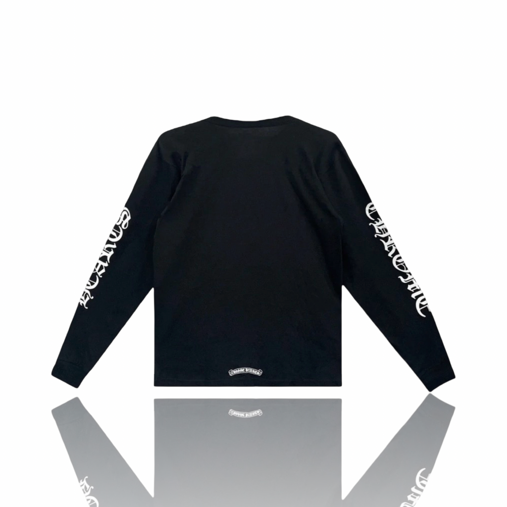 Chrome Hearts Neck Logo Longsleeve Black