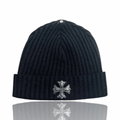 Chrome Hearts Cashmere Plus Cross Beanie Black