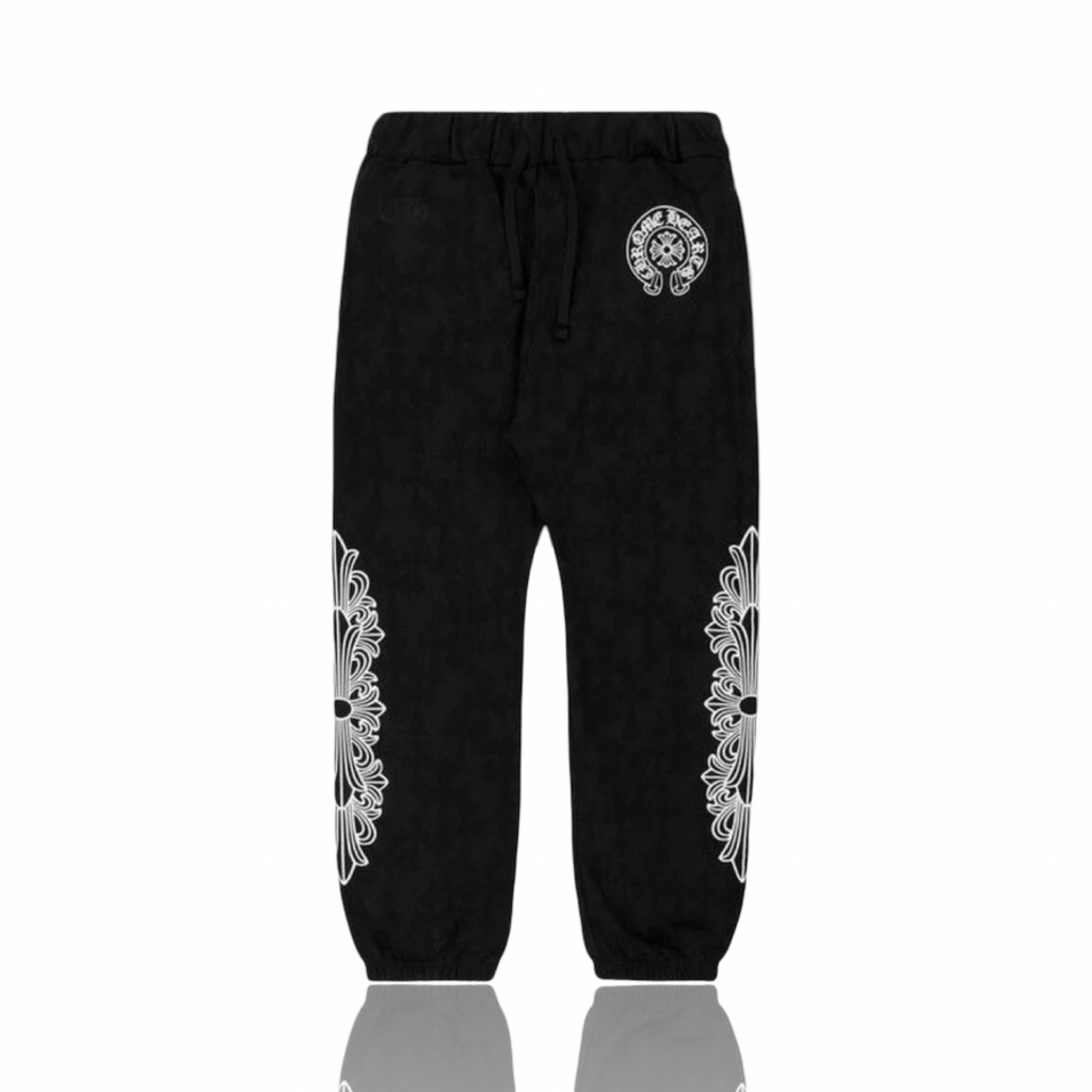 Chrome Hearts Black Cemetery Sweatpants