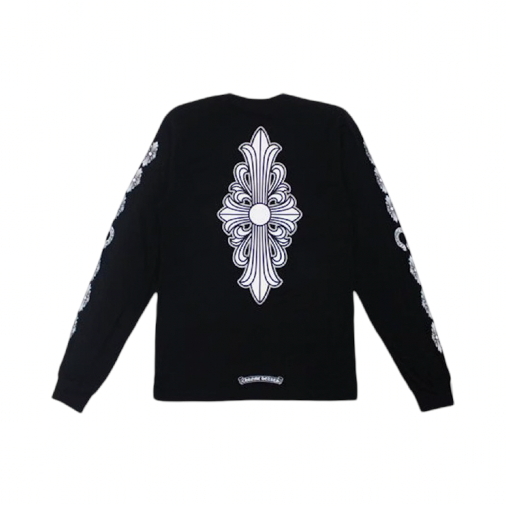 Chrome Hearts Floral Cross Multi Logo Longsleeve Black