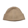 Celine Wool Knit Beanie Cream/Felt Tonal Logo