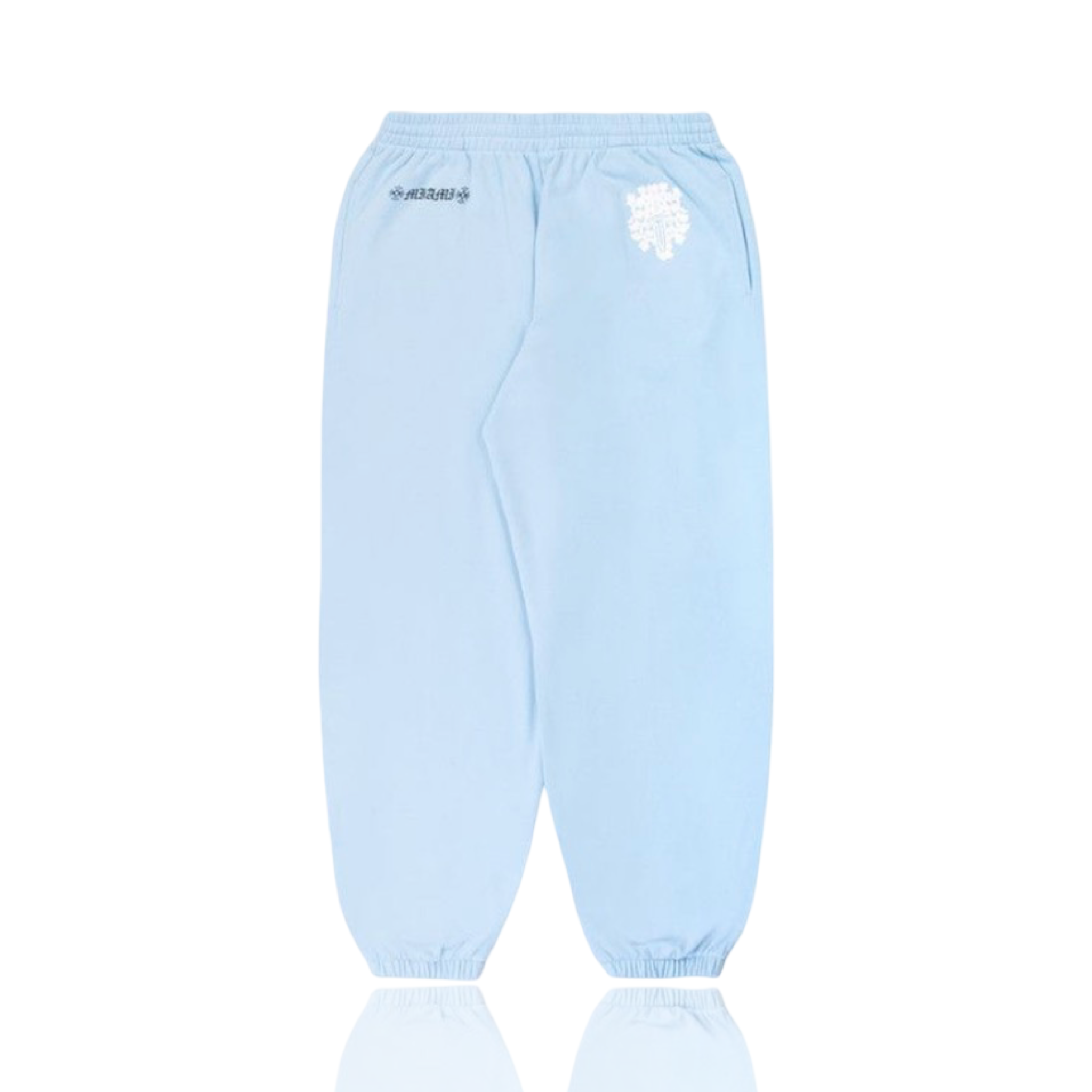 Chrome Hearts Art Basel Dagger Sweatpants Baby Blue