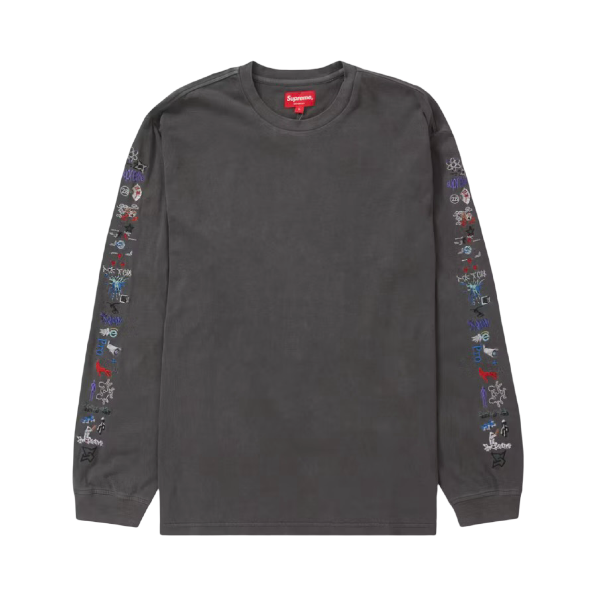 Supreme AOI Icons L/S Top Black