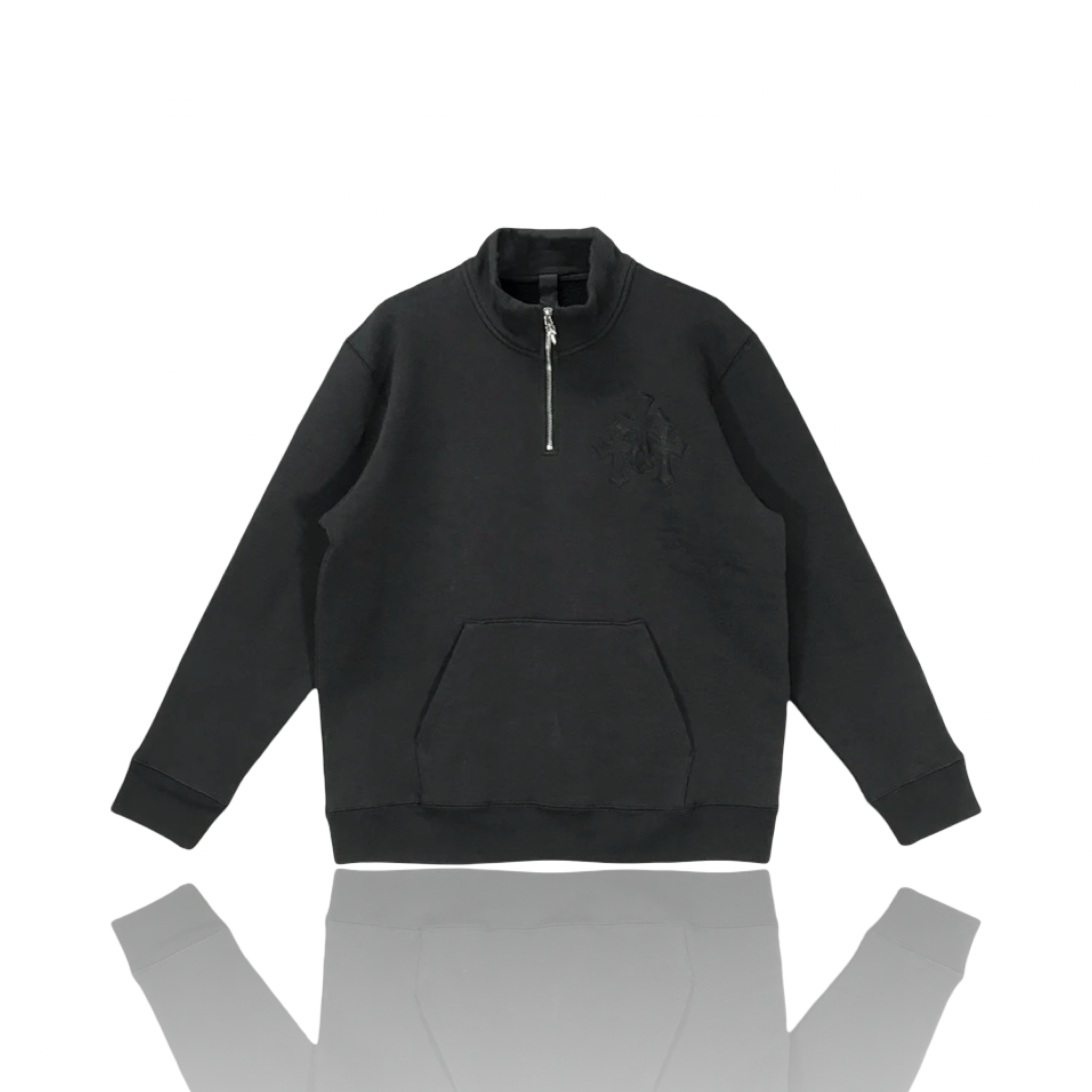 Chrome Hearts Paper Jam Quarter Zip Black