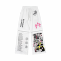 Chrome Hearts Deadly Doll Comic Pants White