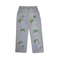 Chrome Hearts Carhartt Matty Boy Sex Records Camouflage Green Patch Light Wash
