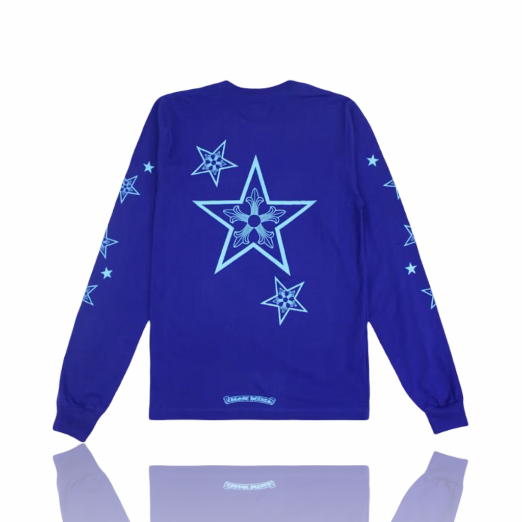 Chrome Hearts Star Longsleeve Blue