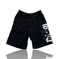 Bossi Jersey Leather Applique Rhinestone Short
